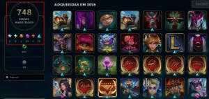 Conta Colecionador Skins 867+71K de RP+AHRI GACHA DE 64K RP - League of Legends LOL