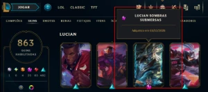 Conta Colecionador Skins 867+71K de RP+AHRI GACHA DE 64K RP - League of Legends LOL