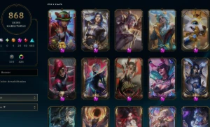 Conta Colecionador Skins 867+71K de RP+AHRI GACHA DE 64K RP - League of Legends LOL