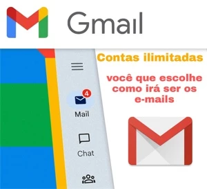 GMAIL / E-MAILS ILIMITADOS. Apenas seu - Emails