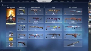 Conta valorant Plantina 1 Lotada de skins 760 gastos