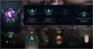(CONTA LOL) PLATINA 4 , 231 SKINS,LV 164( INATIVA A 2 MES ) - League of Legends
