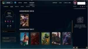 Conta League of Legends,Level 53,Borda Gold,68 Campeoes LOL