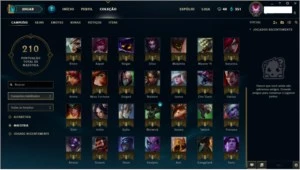 Conta League of Legends,Level 53,Borda Gold,68 Campeoes LOL
