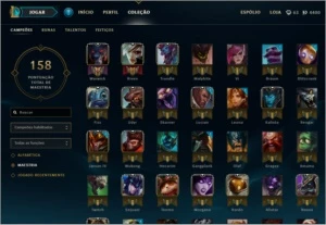 Conta Ouro - Sem Restrição - 4 pag de runas - Varias Skins - League of Legends LOL