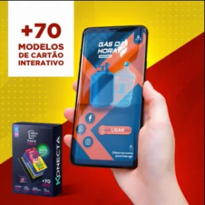 Pack Com +70 Cartões Interativos