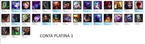 CONTA DIAMANTE 4 E CONTA PLATINA 1|PELO PREÇO DE UMA - League of Legends LOL