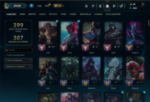 Prata 3 com 140 Champs e 113 Skins ( JG / MID / TOP ) - League of Legends LOL