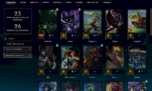 Conta Prata 4 - League of Legends LOL