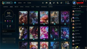 Conta com 1 skin ultimate e 2 miticas (PROMOÇÃO) - League of Legends LOL