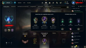 Conta com 1 skin ultimate e 2 miticas (PROMOÇÃO) - League of Legends LOL