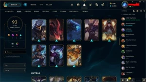 Conta com 1 skin ultimate e 2 miticas (PROMOÇÃO) - League of Legends LOL