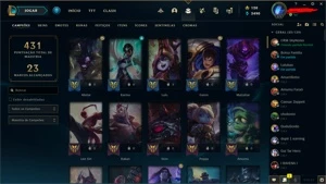 Conta com 1 skin ultimate e 2 miticas (PROMOÇÃO) - League of Legends LOL