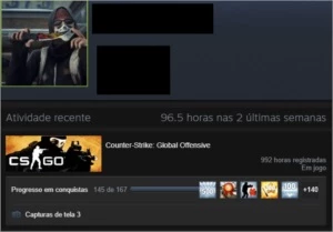 CS GO CONTA GLOBAL COM PRIME - Counter Strike