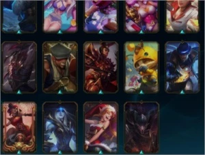 Conta no lol com 500 Reias em skin - League of Legends