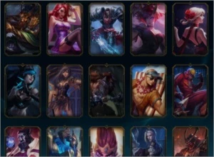 Conta no lol com 500 Reias em skin - League of Legends