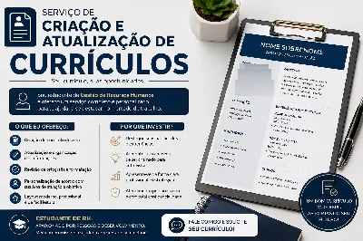 📄 Criação e Atualização de Currículos Profissionais - Artes e Templates Artes Canva