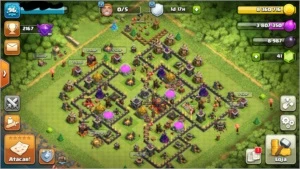 Conta clash of clans cv10 recente.