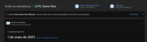 Xbox Gamepass 3  Meses para PC - Assinaturas e Premium