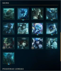 CONTA GOLD 2 MMR DE PLATINA COM FRAG DE SKINS - League of Legends LOL