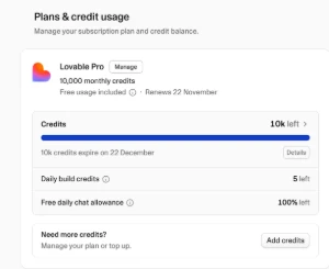 Lovabe Pro - Contas já com créditos, de 100 a 20k de crédito - Assinaturas e Premium