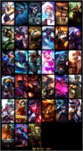 PrataIII s6 85 champs 33 skins - League of Legends LOL