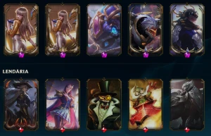 Conta no lol, 413 skins, ultimates lendarias e miticas - League of Legends