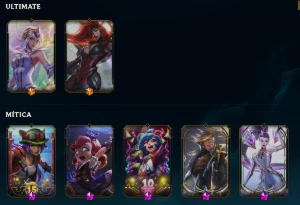 Conta no lol, 413 skins, ultimates lendarias e miticas - League of Legends