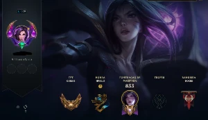 Conta no lol, 413 skins, ultimates lendarias e miticas