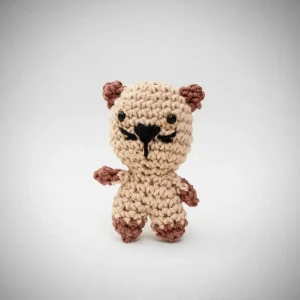 Mini Gato Amigurumi - Artesanato e Personalizados