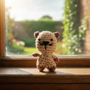 Mini Gato Amigurumi - Artesanato e Personalizados