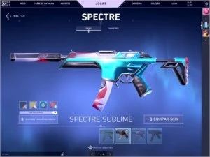 VENDO CONTA VALORANT PLATINA 2 COM VARIAS SKINS!!!