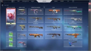 VENDO CONTA VALORANT PLATINA 2 COM VARIAS SKINS!!!