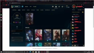 conta no gold 4 mais na descriçao! - League of Legends LOL