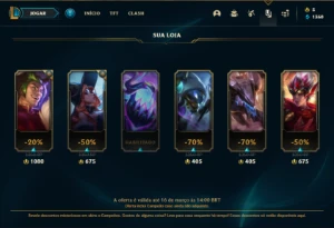 Conta prata 3 com 25 Champs e 7 Skins + 1 Fragmento - League of Legends LOL