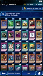 Conta Yu-Gi-Oh Duel Links - Outros