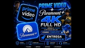 Prime Video + Paramount - 30 DIAS - Entrega Automatica!