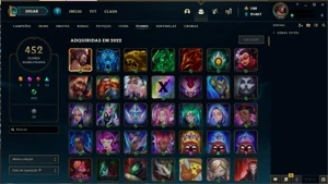 CONTA LEAGUE OF LEGENDS 343 SKINS LOL