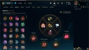 CONTA LEAGUE OF LEGENDS 343 SKINS LOL