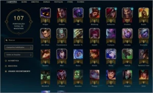 CONTA LOL - PLATINA 5 - MMR ALTO - League of Legends