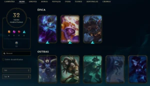 Conta League of Legends Full Acesso - 92 Champs e 32 Skins LOL