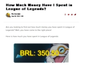Conta League of Legends - 108 Skins LOL