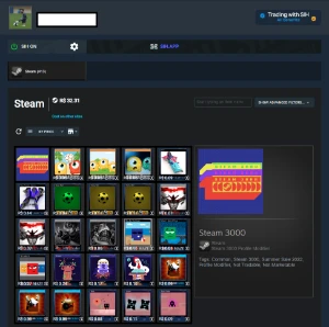 Steam Desbloqueada Level 10, 180 Jogos + 32 reais inventário