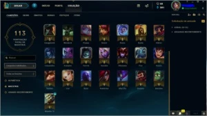 CONTA PLAT 2 (UPANDO PRO D5) 36 CHAMPIONS - League of Legends LOL