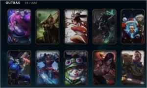 CONTA PLAT 2 (UPANDO PRO D5) 36 CHAMPIONS - League of Legends LOL