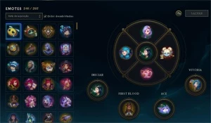 Conta 2017 Diamante 4 300 skins e muito mais - League of Legends LOL