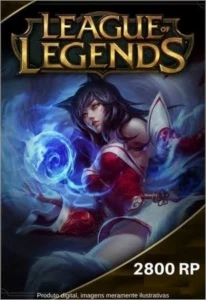 League Of Legends Lol - Cartão pre-pago  2800 Riot Points