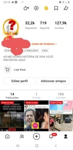 Conta kwai - Redes Sociais