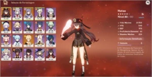 Conta Genshin Impact F2P - Hutao - Keqing - Qiqi C1