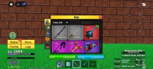 🔥 Conta Blox Fruits Lvl 2600 Max + God Human + Cdk + Shark - Roblox